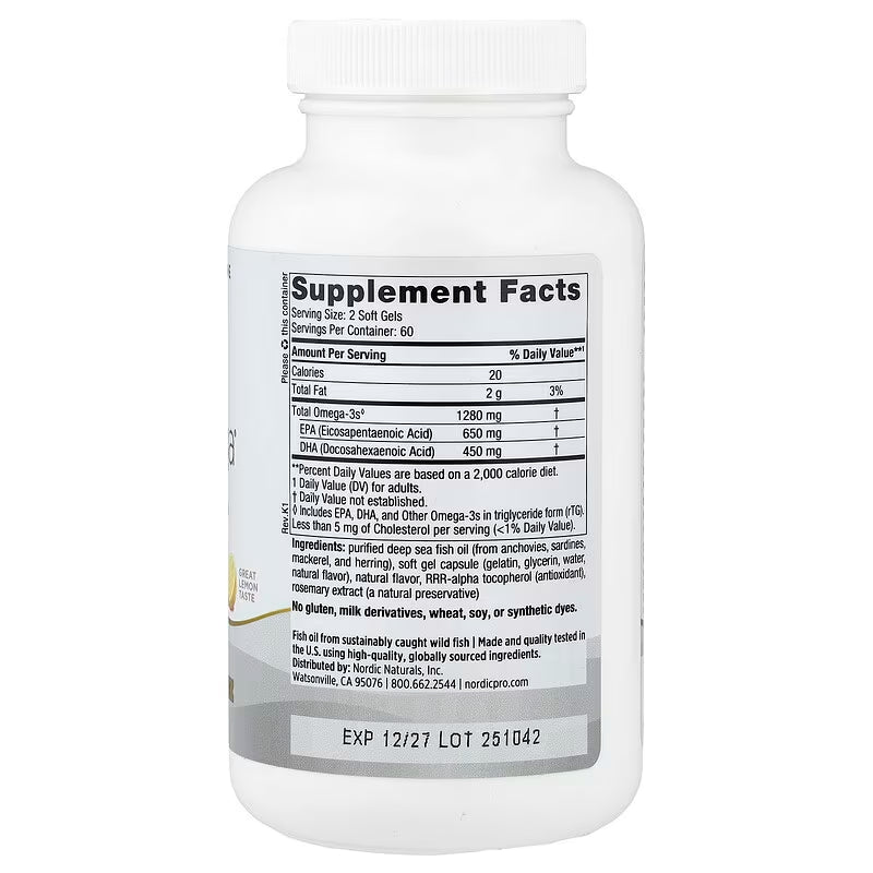 Nordic Naturals ProOmega 120c