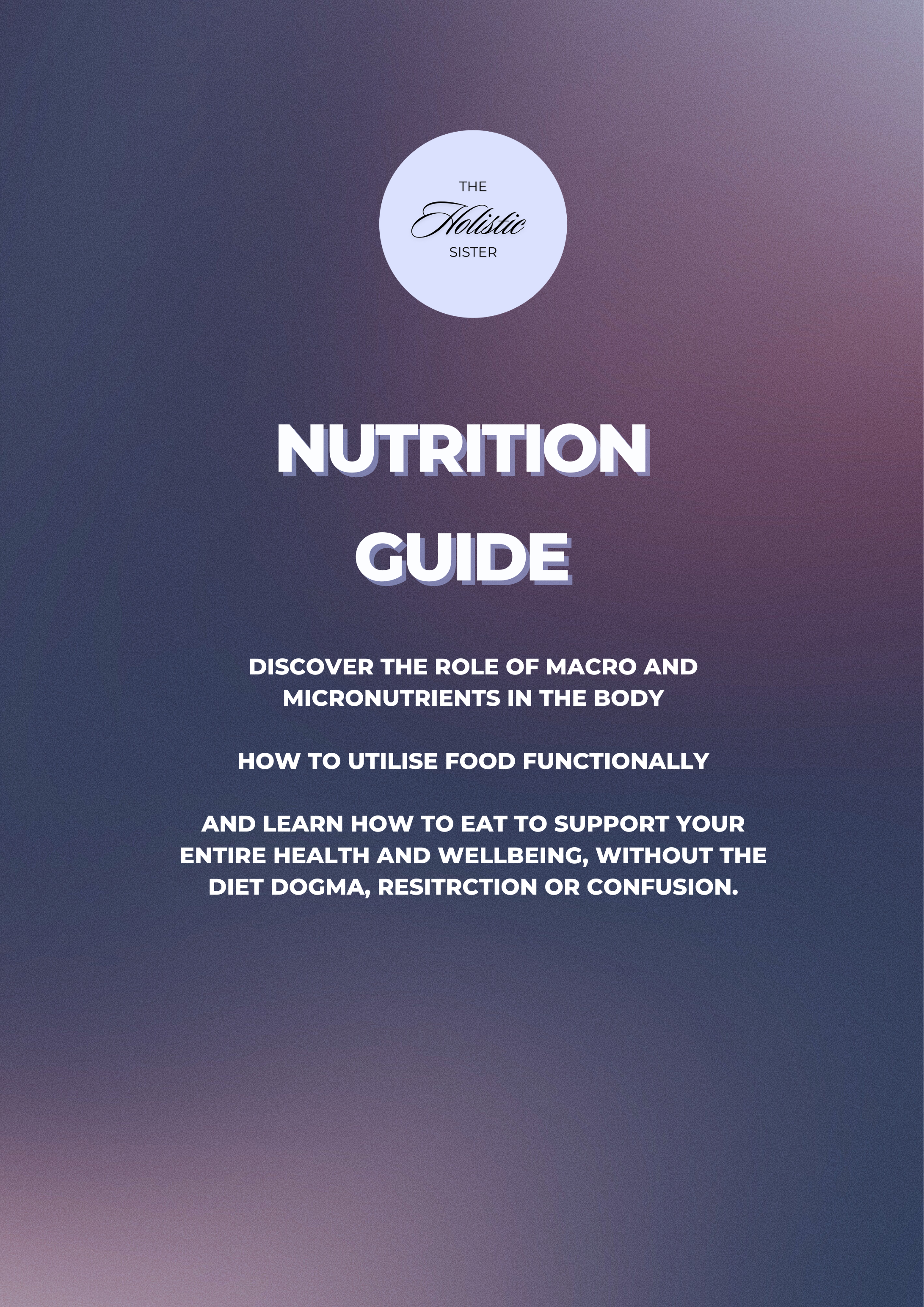 Holistic Nutrition Guide